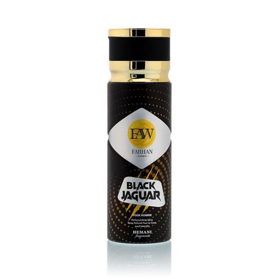 Black Jaguar Body Spray For Men By FAW