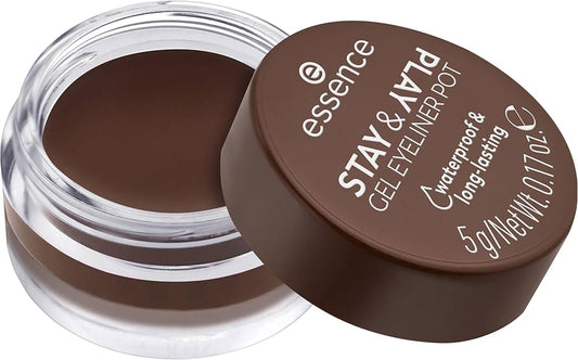 essence STAY & PLAY GEL EYELINER POT 02