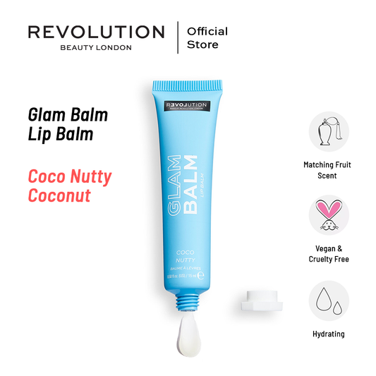 Relove By Revolution Glam Balm Lip Balm Coco Nutty Coconut